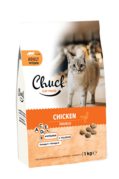 1 kg Tavuk Etli Kuru Kedi Maması