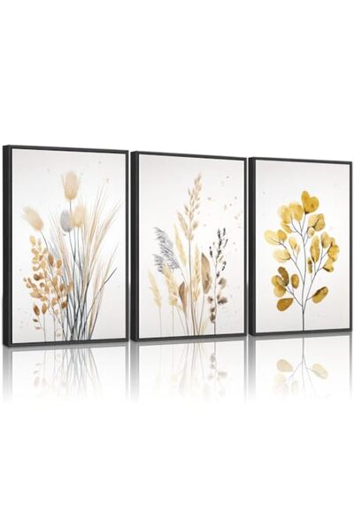 ALAYRA International Signtouch Surfboard Beach Palm Tree Ocean Wall Art Set o...