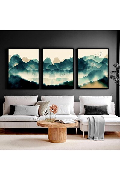 ALAYRA International Signtouch Scandinavian Wall Art Set of 3 Outer Frame 30x...