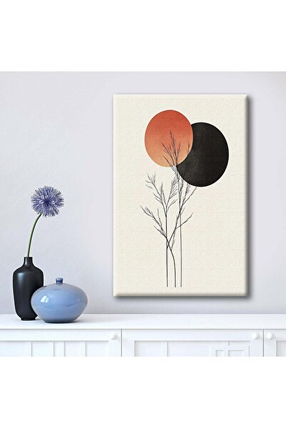 ALAYRA International Signtouch Mid-Century Geometry Artistic Unframed Wall Ar...