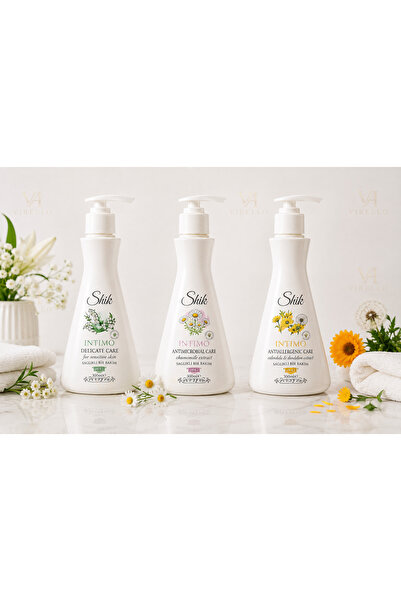 shık Set 3 Geluri pentru Igienă Intimă Intimo, Delicate Care, Mușețel și Gălb...