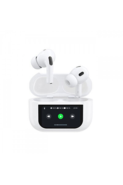 DUDAO Casti Handsfree, Bluetooth, U19 Display, TWS, Alb