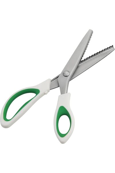 GENERAL Jkj&Zxz Pinking Shears, 9 Inch Zig Zag Letter Cutting Scissors with D...
