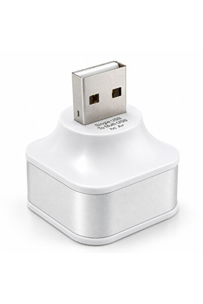 Alfais 6075 Usb Hub 3 Port Çoklayıcı Adaptör Bilgisayar Laptop Araç Şarj Çoklu Çoğaltıcı