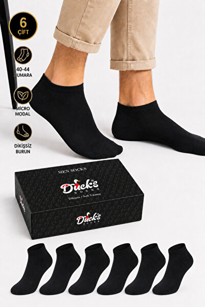 Ducks Socks Men's Micro Modal Socks 6-Piece Boxed Organic Fabric Breathable A...