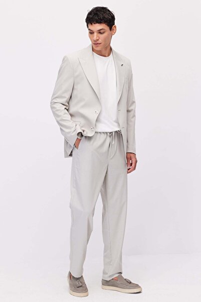 PAULMARK Men's Elastic Waist Pants and Tie-Detail Jogger Pants Pants