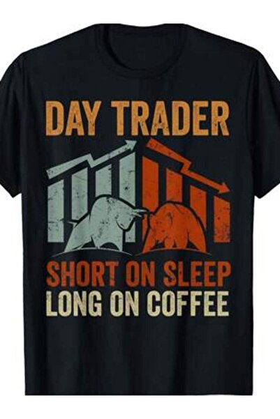 29CUN Retro Day Trader Stock Trading Market Investor Graphic T-Shirt