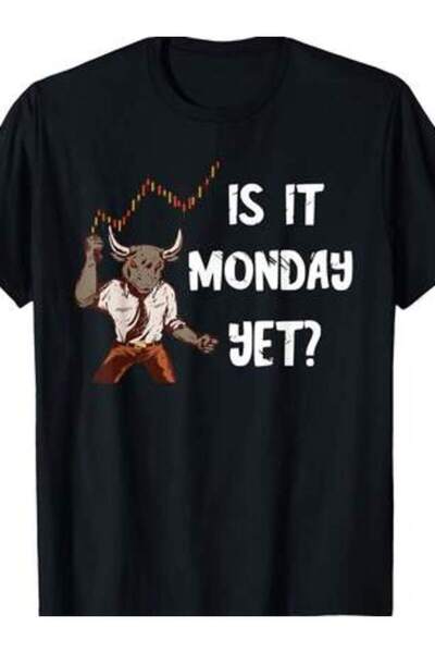 29CUN تي شيرت Is It Aly Monday Stock Retailer Tag Forex Trading