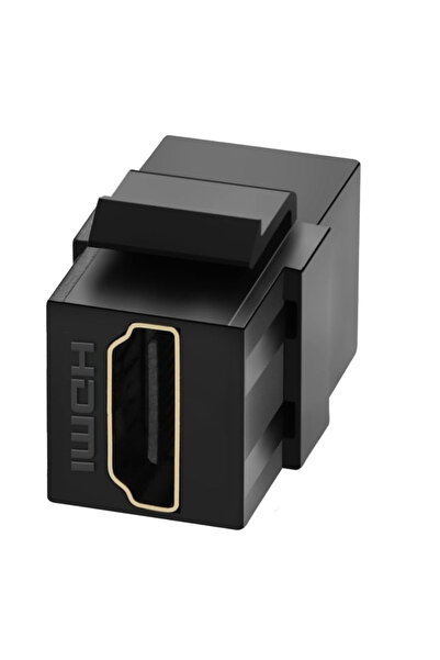 Alfais 6089 HDMI 2.0 Dişi To Dişi Keystone Jack Adaptör Çevirici Uzatma Dönüştürücü Ara Bağlantı