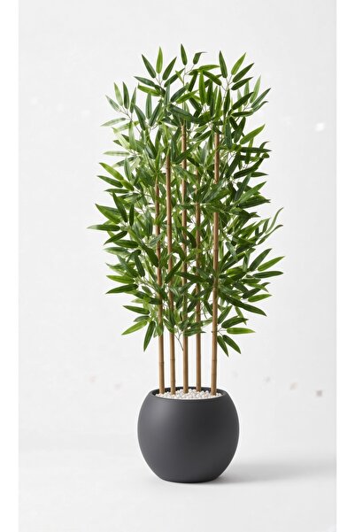 RUZGARCİCEK Rüzgar Yapay Çiçekçilik 150 cm 5li Bambu Küre Saksida