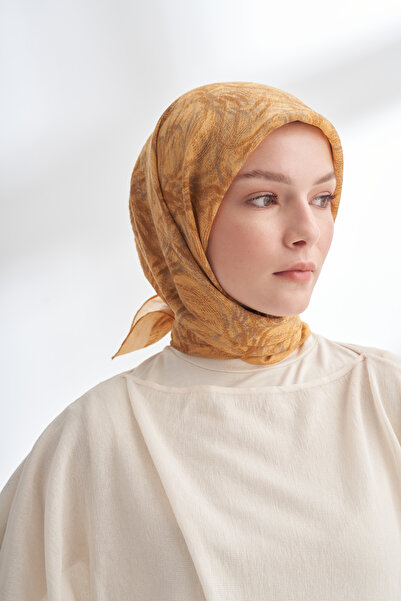 ARMANDA Endless Waves Desen the Tencel Edit Scarf - Safran