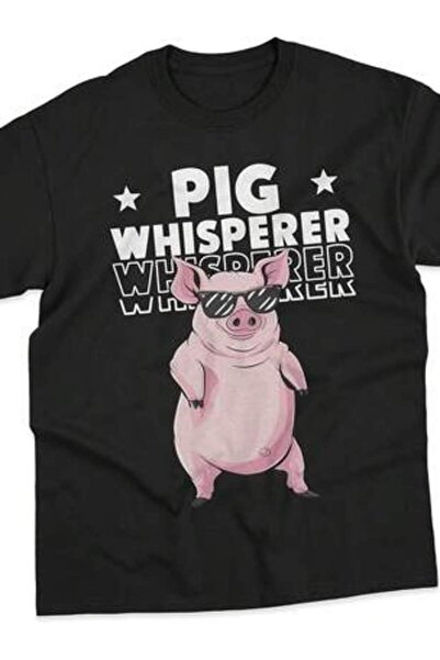 25W Augety Cool Pig Whisperer Funny Farm Animal Lover T-Shirt