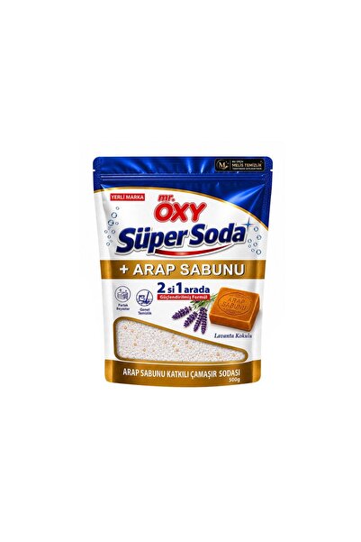 Mr.Oxy ARAP SABUNU KATKILI ÇAMAŞIR SODASI LAVANTA KOKULU 500G