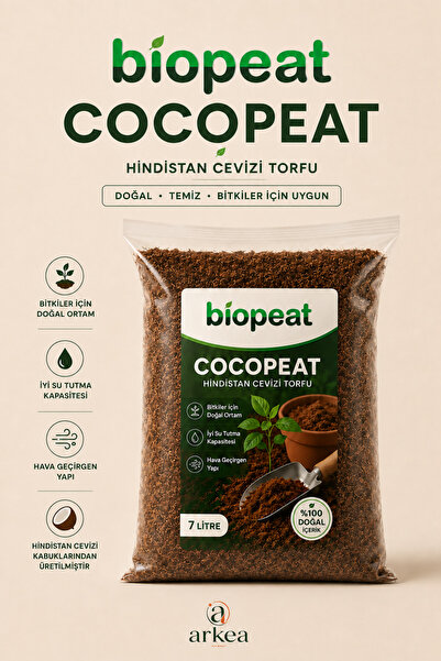 biopeat Cocopeat Hindistan Cevizi Torfu 7 Litre | Doğal Bitki Yetiştirme Ortamı
