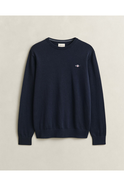 Gant Erkek Lacivert Regular Fit Kazak