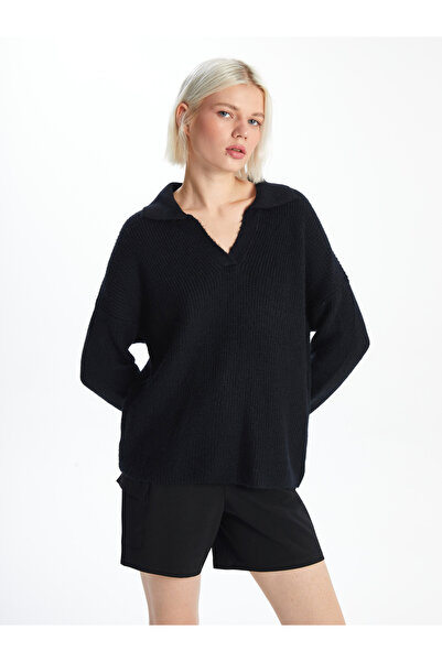 LC Waikiki Pulover tricotat de damă cu guler polo