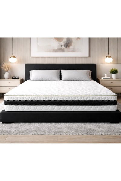 Euro Sleep Dream Gel Bonnell Spring Mattress – Gel-Infused Memory Foam, Cooli...