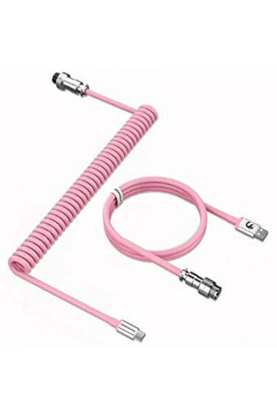 GENERAL كيبل كيبورد ملفوف C01 من مامباسنيك، كيبل USB نوع سي افياتور برو مخصص ...