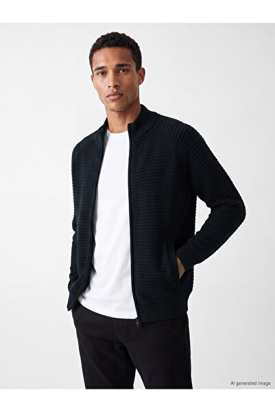 LC Waikiki Turtleneck Men's Knitwear Cardigan