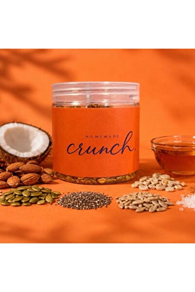 crunch جرانولا كلاسيكية 500 جرام - 450 وحدة طاقة لكل 100 جرام، كاملة العبوة 2250 وحدة طاقة - 500 جرام