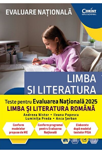 Corint Evaluare nationala 2025. Limba si literatura romana - Andreea Nistor, ...
