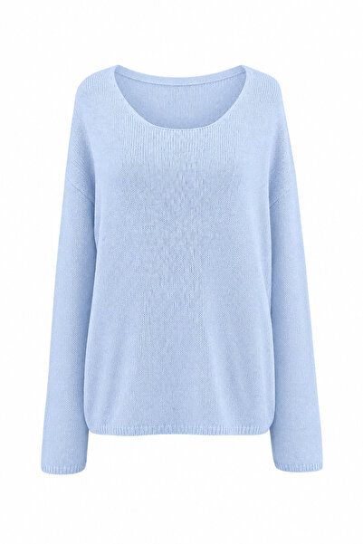 Özge Özgenç Oval Neck Basic Knitwear