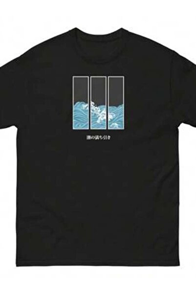26LIK Japanese Ocean T Shirt Mens Womens Unisex Kanagawa The Great Wave Natur...