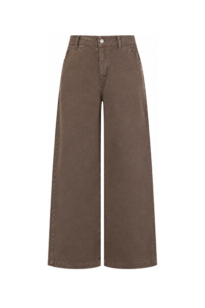 Özge Özgenç Soft Textured Wide Fit Pants