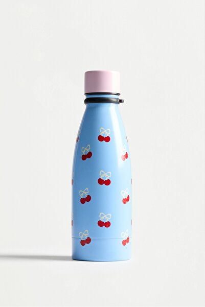LEFTIES 350 ml kiraz desenli termos şişe