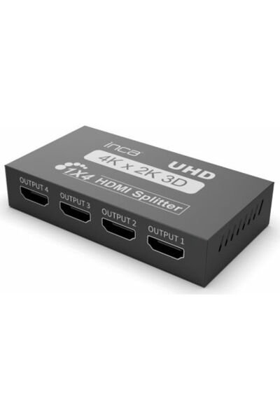 Inca Διαχωριστής HDMI IHSK-430 1:4 4K X 2K και 3D Μαύρο