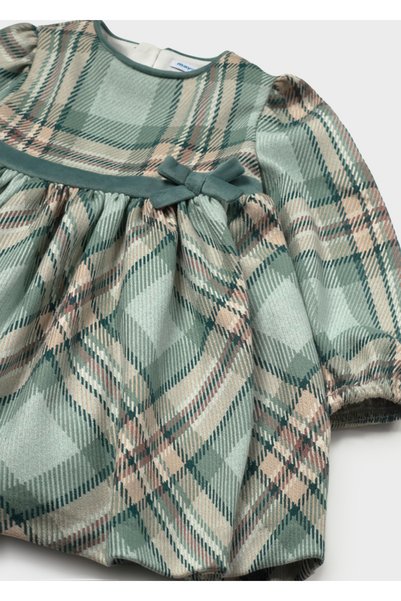 MAYORAL Baby Girl Plaid Dress 2944