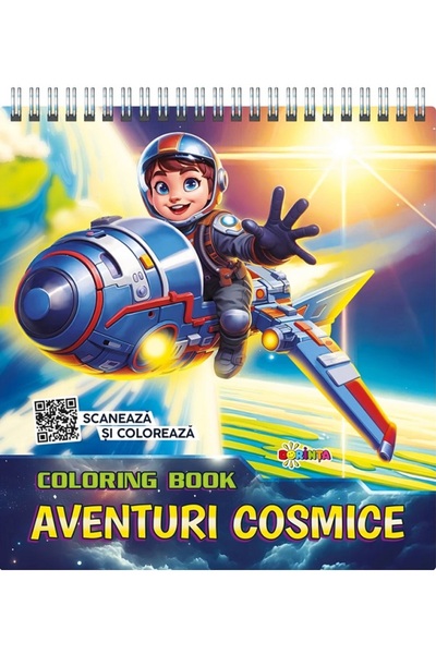 Dorinta Coloring Book: Aventuri cosmice. Scaneaza si coloreaza