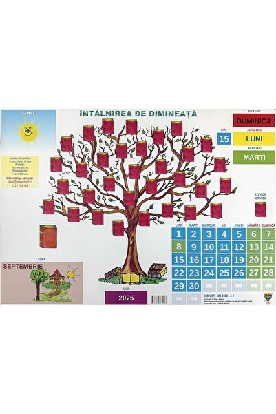 ALLEGRİA Plansa. Intalnirea de dimineata. Calendarul naturii