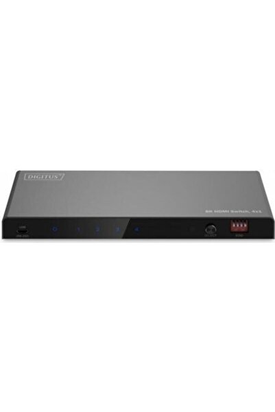 Digitus DS-55335 Διακόπτης HDMI 4x1 8K/60Hz (4:4:4) Στερεοφωνικός Toslink Έλε...