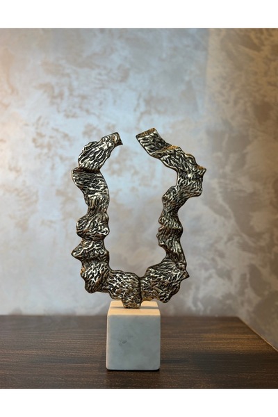 Golden Form – Soyut Dekoratif Heykel