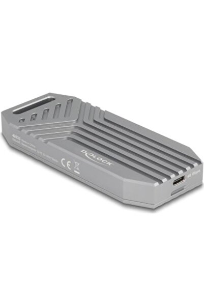 DELOCK Εξωτερική Θήκη M.2 42033 USB4 Γκρι Μεταλλική