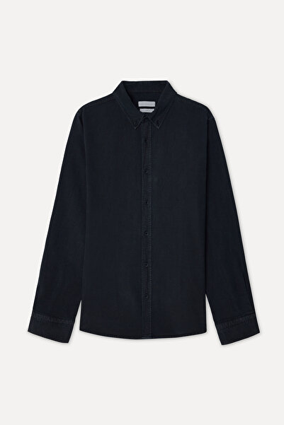 Mudo Men's Black Regular Fit Long Sleeve Shirt