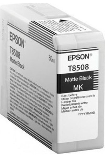 EPSON Φυσίγγιο Inkjet C13T850800 Μαύρο Ματ 80ml