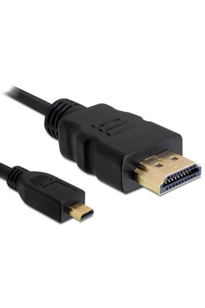 DELOCK Καλώδιο HDMI 1.4 Ethernet Αρσενικό σε Micro-HDMI Αρσενικό 2 μ. (82664)