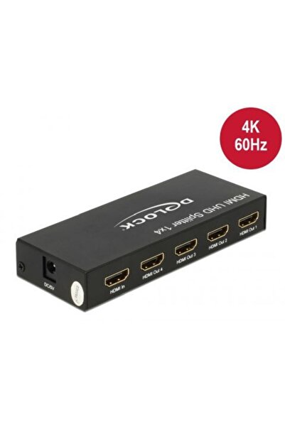 DELOCK Διαχωριστής HDMI 18684 1:4 Μαύρο