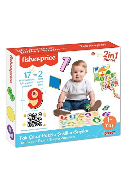 FISHER PRICE Fisher-Price Tak Çıkar Puzzle Şekiller Sayılar