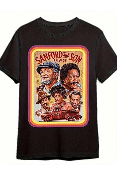 25W Men'S Burlesque Art Sanford And Son - Short Sleeve Graphic T-Shirt Collec...