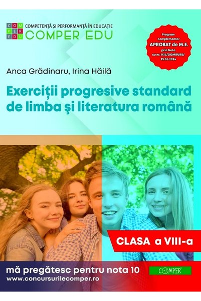 comper Exercitii progresive standard de limba si literatura romana Ed.2 - Cla...