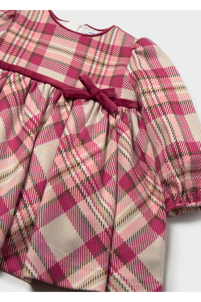 MAYORAL Baby Girl Plaid Dress 2944