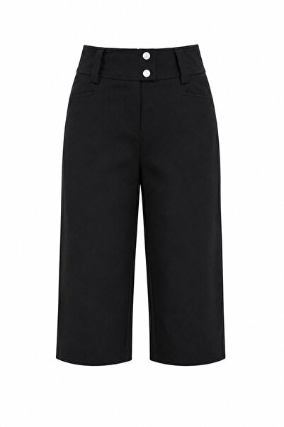 Özge Özgenç Snap-Fasten Capri Pants