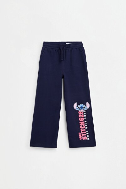 LEFTIES Stitch ©Disney pamuklu geniş paça pantolon