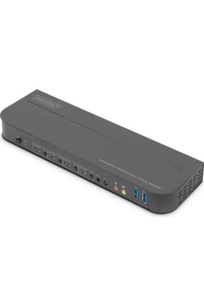 Digitus USB DP KVM Διακόπτης Δεδομένων DS-12890 4 θυρών με Ήχο