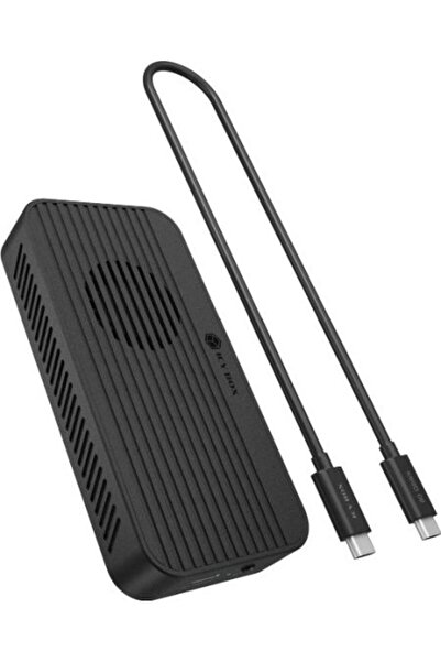 RaidSonic Icy Box Εξωτερική Θήκη M.2 IB-1980M-80G Thunderbolt5 Μαύρο