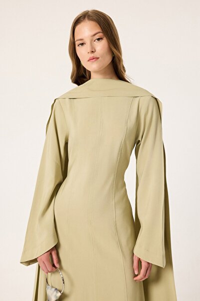 Touché Privé Shawl Collar Kupra Dress