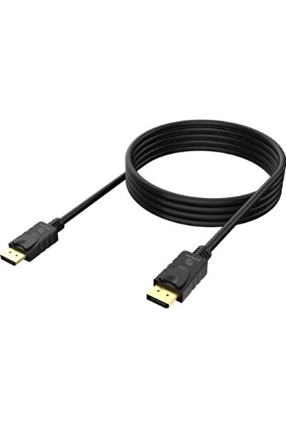 Akasa Καλώδιο DisplayPort 2.1a Αρσενικό σε Αρσενικό 2μ Μαύρο (AK-CBDP27-20BK)